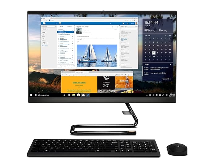 Lenovo IdeaCentre A340 Intel Core i5 ,10th Gen, 8GB RAM, 256GB SSD, 24" AIO