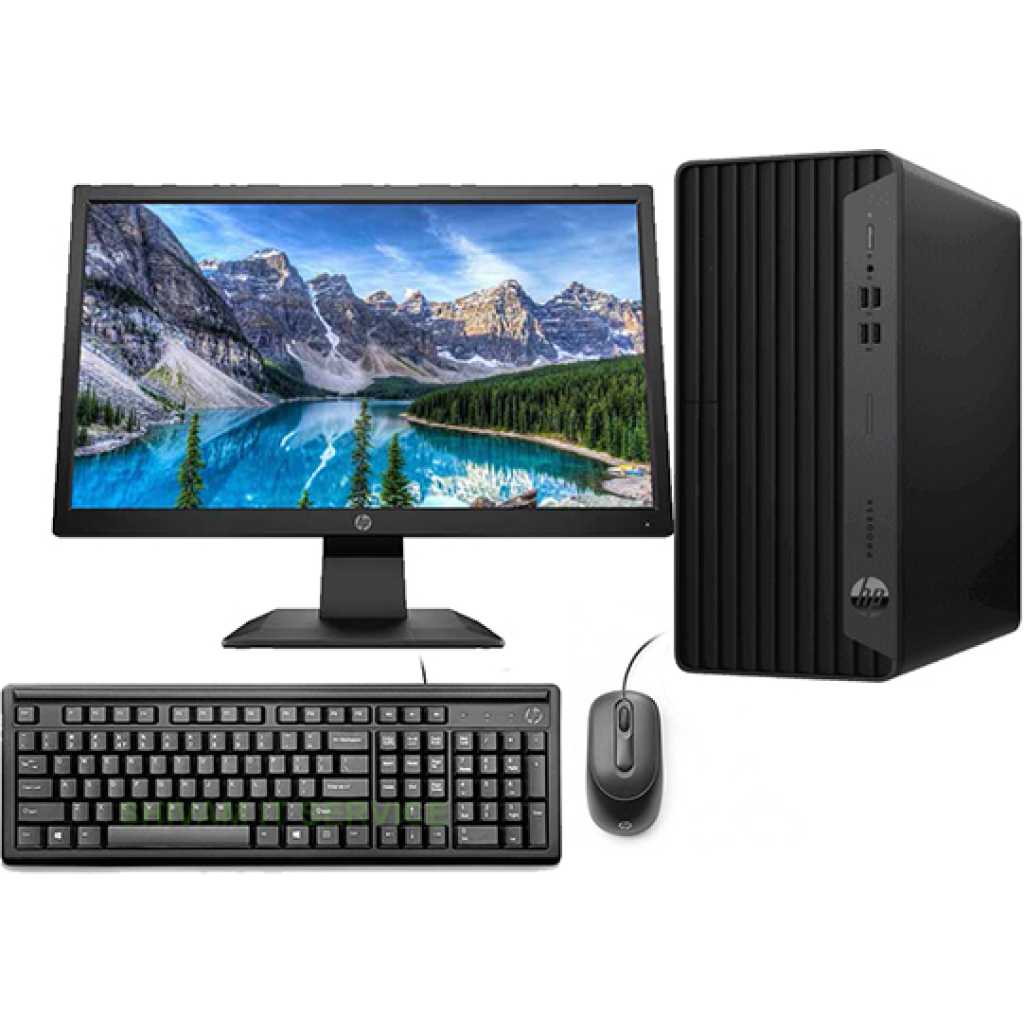 HP ProDesk 400 G7 Small Form Factor Desktop Computer Set